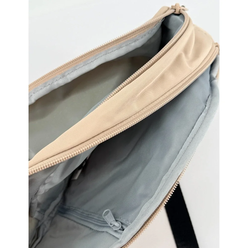 Puma Sling Bag Beige Crossbody Backpack Small‎ Travel Sport Chest Bag Zip